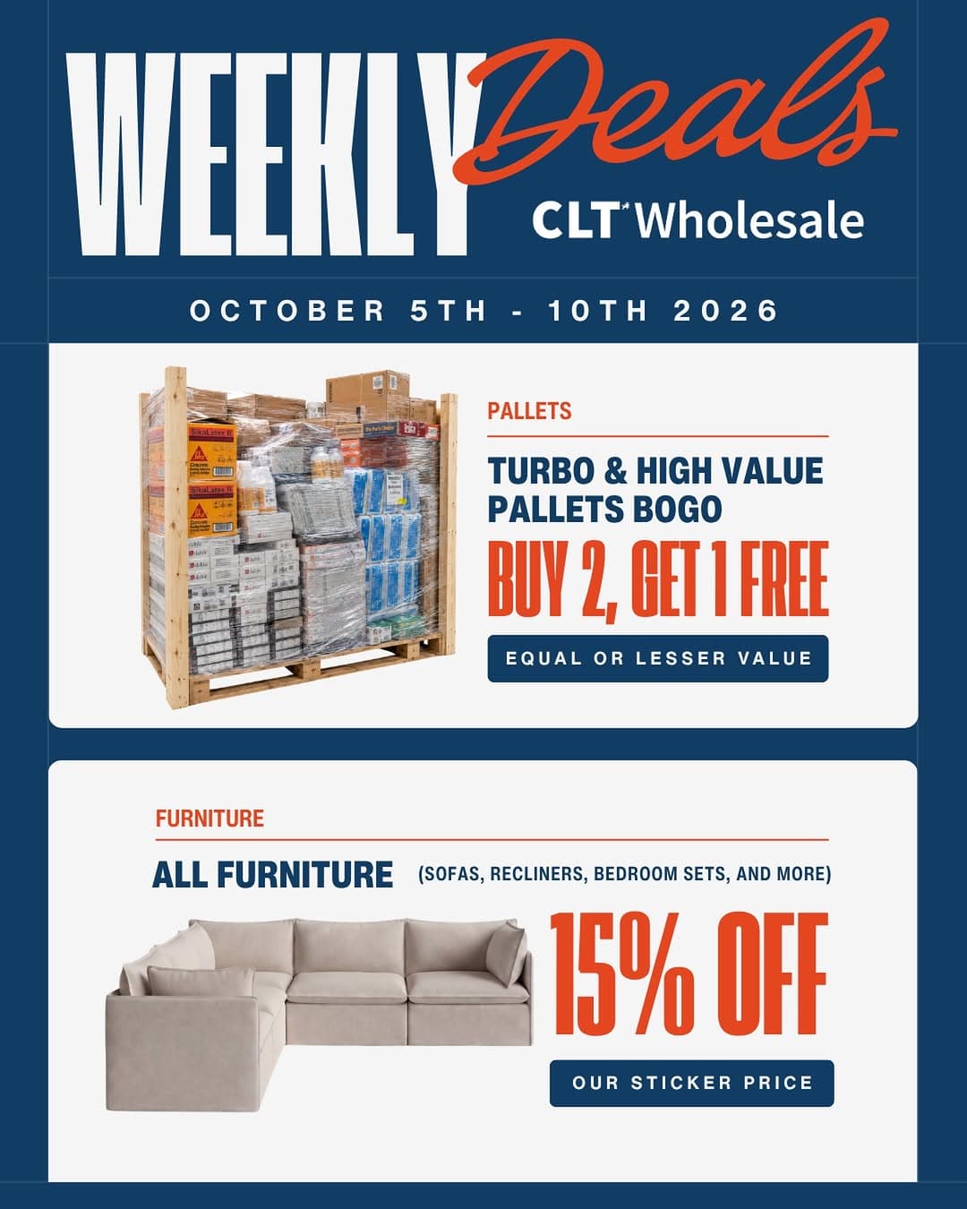 Deals of the week are HERE! We’re cutting deals all week long, so come in and take advantage while they’re live. Turb…